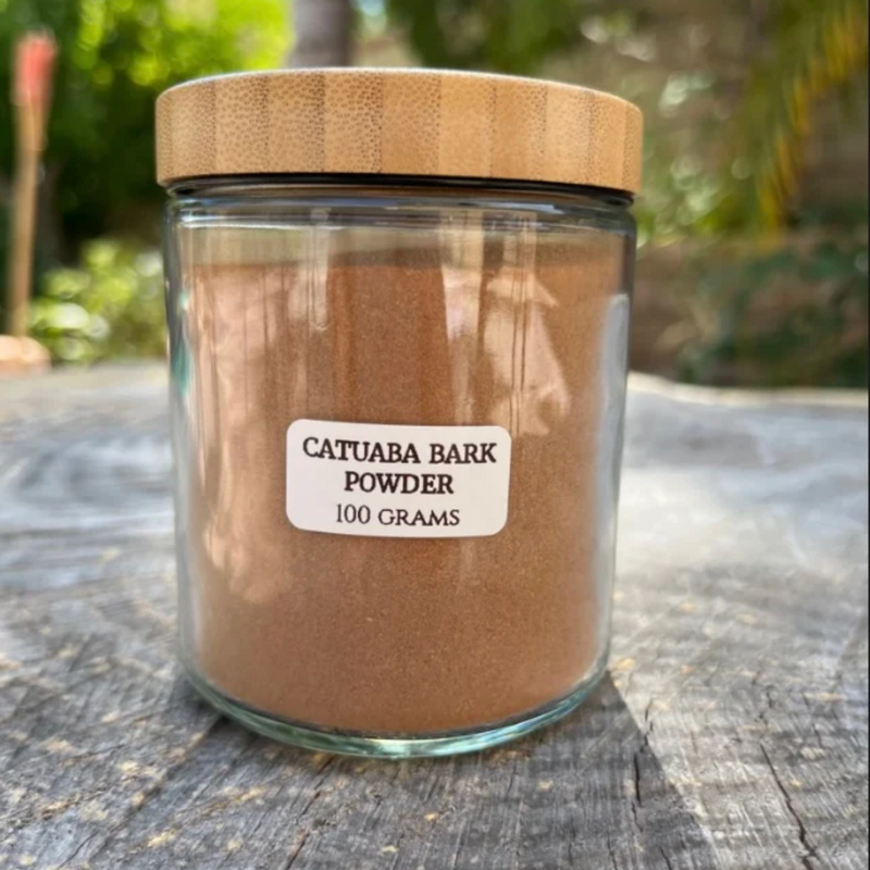 Catuaba Bark Powder 100 grams - Wildcrafted Amazonian Bark