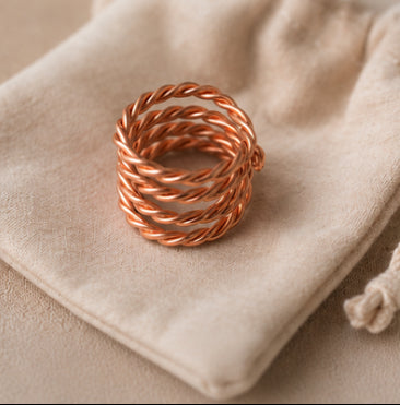 Copper Tensor Ring Adjustable